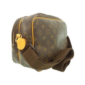 Louis Vuitton Shoulder Monogram Reporter Bag Leather Brown